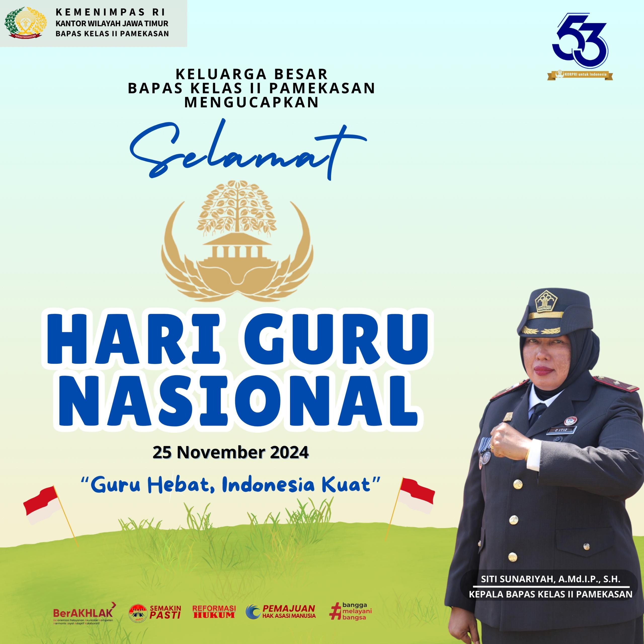 Ucapan Selamat Hari Guru Nasional